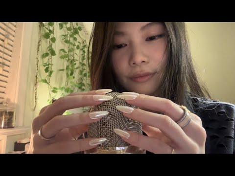 ASMR Mic Scratching🤍Tingly Head Massage💤