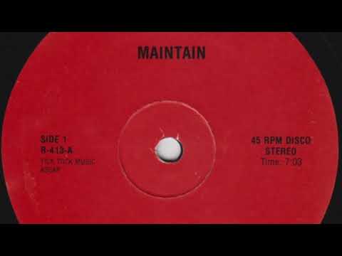 STEVE MARSHALL • Maintain • 45rpm Steve Marshall – Maintain / Creative Happiness – Vinyl (7