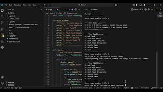 Todo In-Memory Python Console App