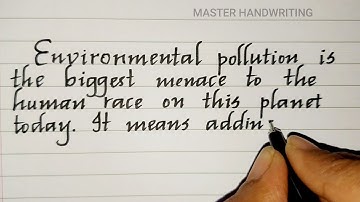 How to write neatly//Sharp edge cursive handwriting@MASTERHANDWRITING