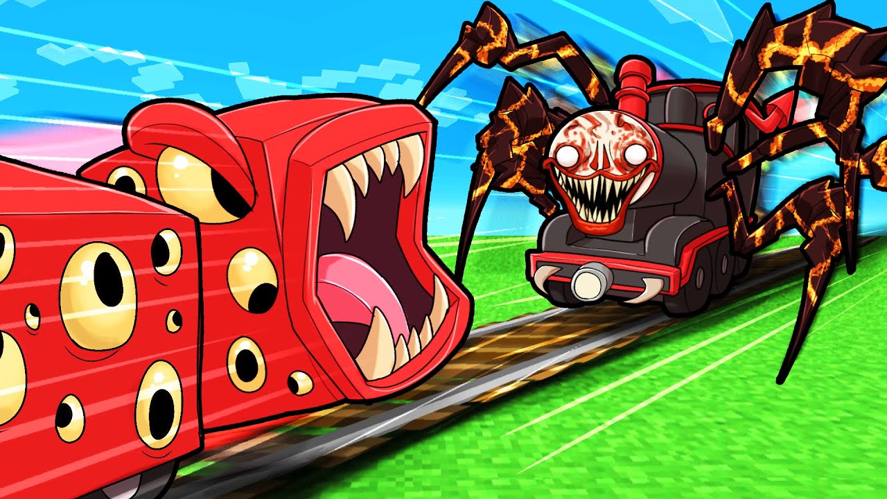 CHOO CHOO CHARLES vs. TRAIN EATER?! (Cartoon Animation) 