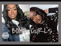 😱THE BEST BIG BODY CURLS 😱| HOW TO CURL WITH A FLAT IRON ON WEAVE|NICE LIGHT HAIR