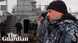 Aboard the Donbas warship with Ukraine's depleted navy