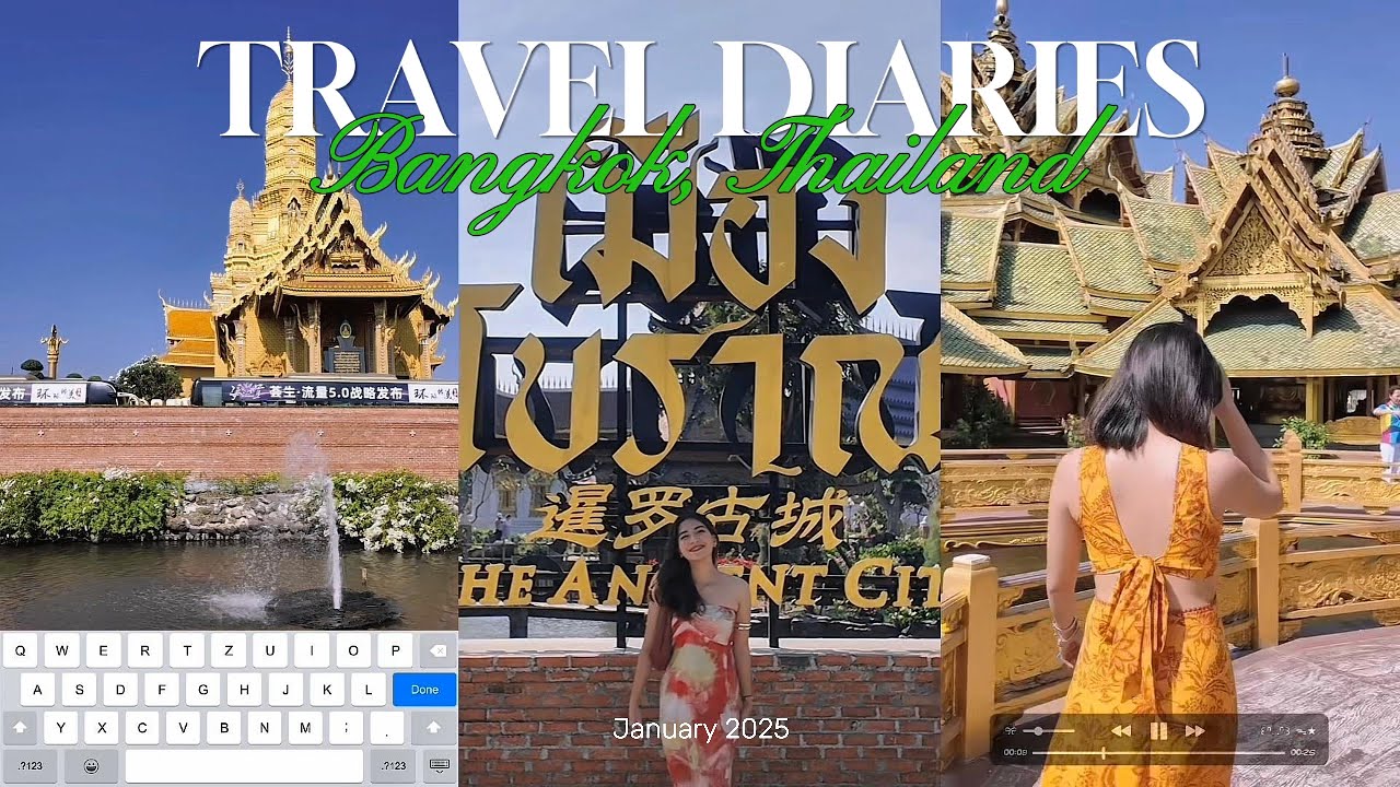 4D3N THAILAND 🇹🇭🛺 2025 VLOG: Eating, After the Rain Coffee & Gallery, Ancient City, Chatuchak Market
