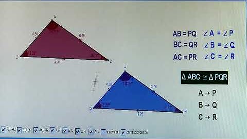 Congruence of Triangles