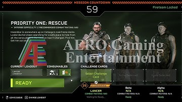 Aliens: FireTeam Elite: Priority One: Rescue (Lancer Kit) - Solo / Intense Difficulty