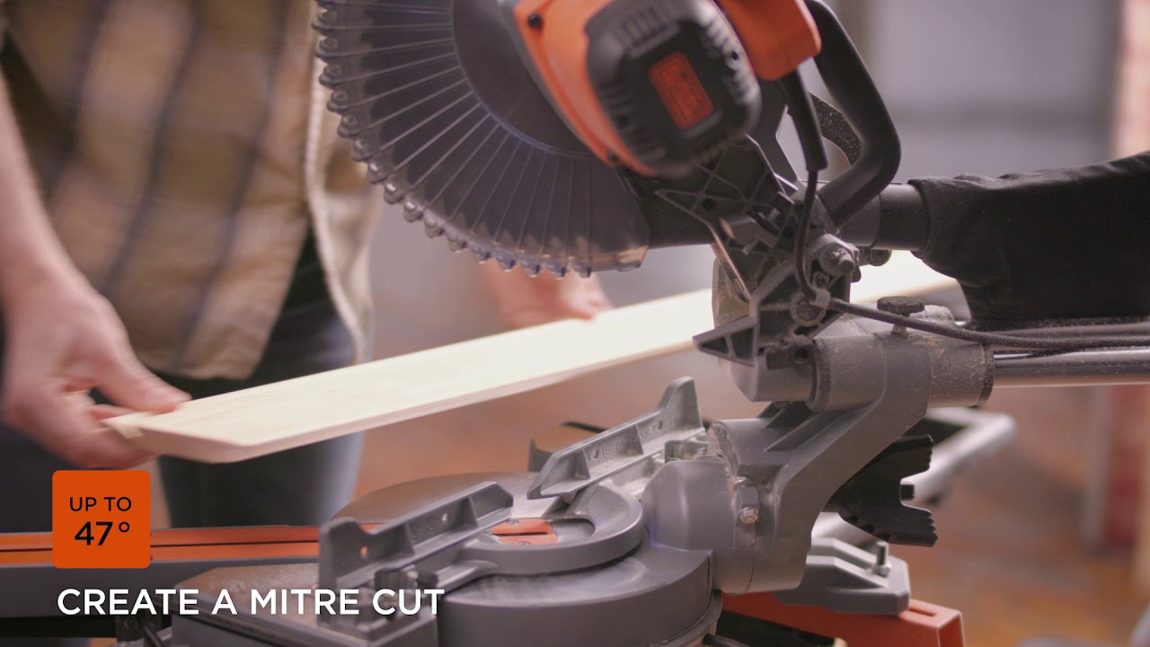 BLACK+DECKER 254MM SLIDE MITRE SAW 