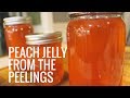 Homemade PEACH Jelly From the Peelings