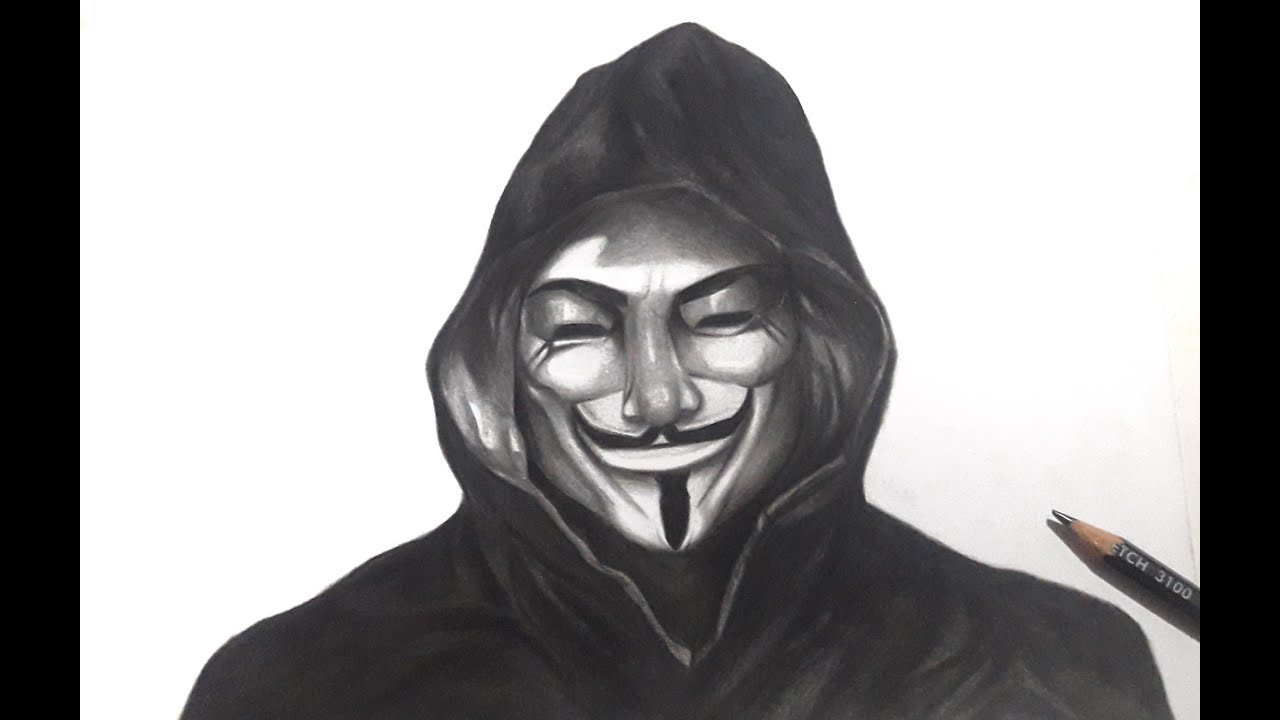 Como Dibujar a Anonymous / how to draw anonymous very easy - thptnganamst.edu.vn