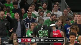 🏀 Tacko Fall Checks In!! Celtics Fans Go Wild!!