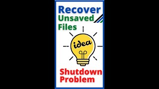Recover unsaved files after shutdown #shorts #computertips #word #recovery