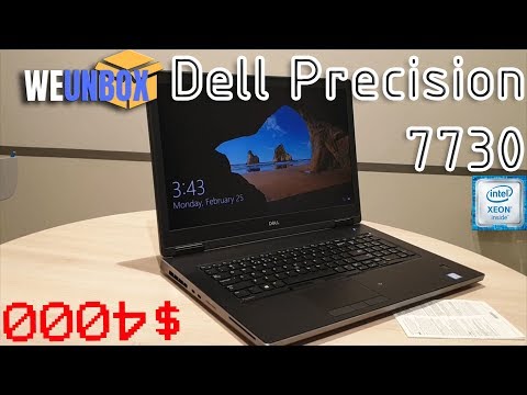 Unboxing Dell Precision 7730 - A $4000 Xeon Laptop/Workstation