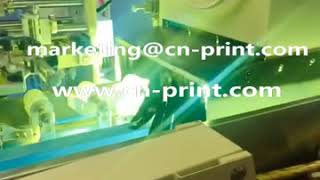 2-color auto UV screen printing machine for baby bottle