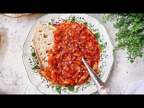 A Quick and Easy Lecsó (Hungarian Pepper Stew) #shorts | Food52