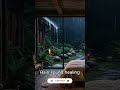 10 Hours Rain on Roof in Cozy Cabin with Fireplace | Deep Sleep & Relaxing Sounds