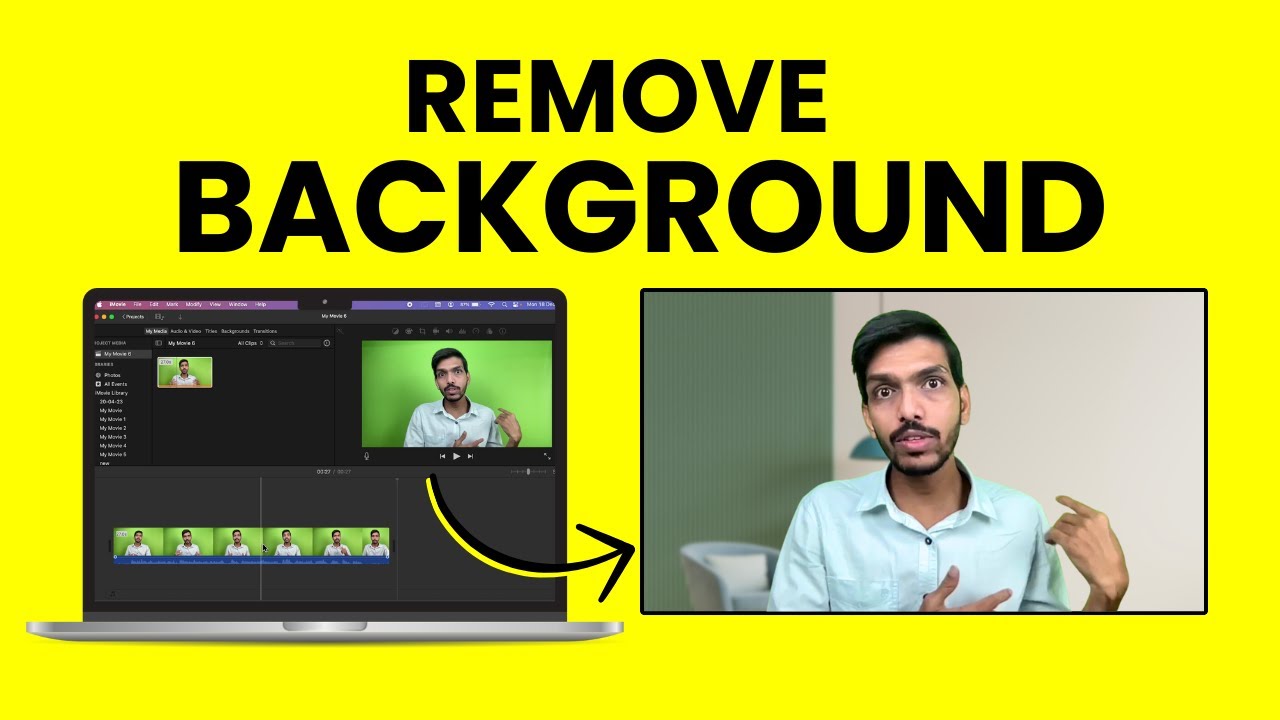How to Remove Background from Video in iMovie? Remove Green Screen