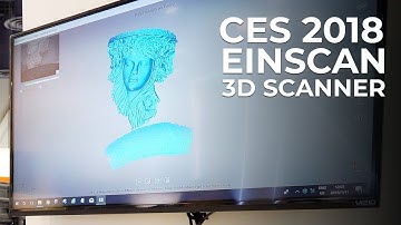 CES 2018 - EinScan Pro 3D Hand Scanner at the Consumer Electronics Show