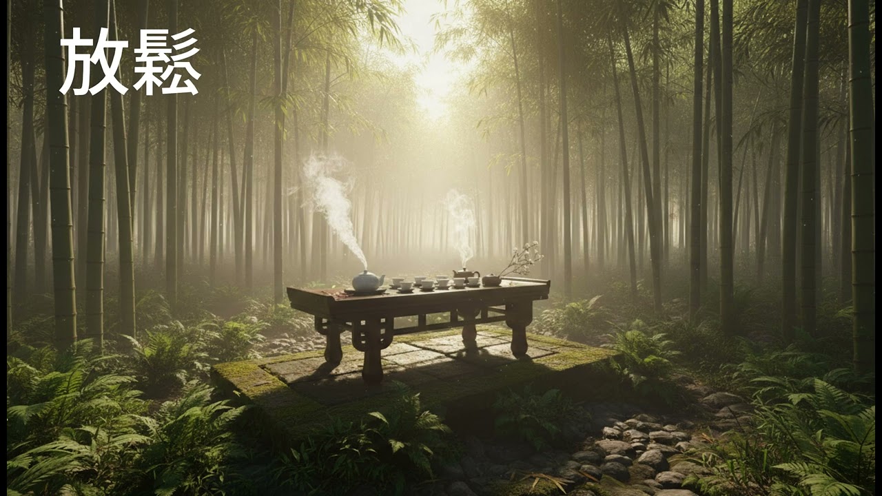 Relaxing Chinese Tea House Ambience for Study & Sleep