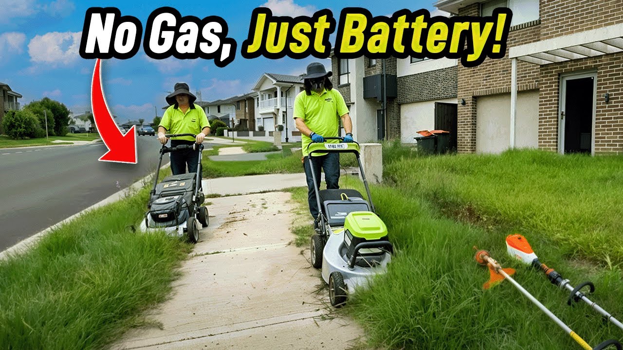 They Transformed This Wild Yard for FREE—Using Only Battery Power