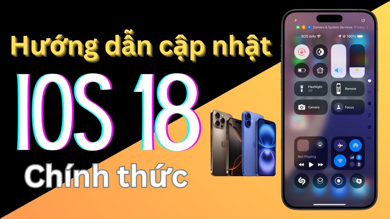 Hướng dẫn cập nhật IOS 18 #congnghe #iphone #topphone - YouTube