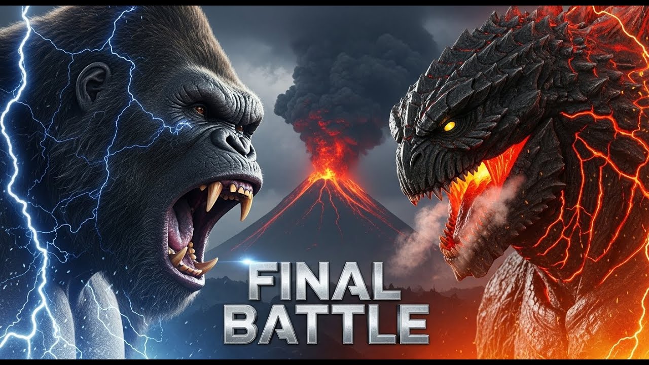 KING KONG vs THE MAGMA TITAN: The Ultimate Battle for Survival (4K AI Cinematic) 🌋🦍