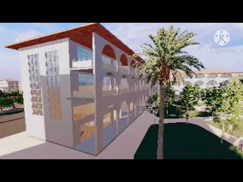 مركز تجاري مدينة جمصة مشروع تخطيط هندسه عمارة المنصورة