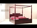 Poster Bed- Buy Isabel King Size Poster Storage Bed in Mahogany Finish online @ Wooden Street. Poster Bed- Buy Isabel King Size Poster Storage Bed in Mahogany Finish online @ Wooden Street.