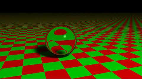 Simple raytracer demo with soft shadows
