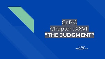 Sec- 353 to 365 Crpc