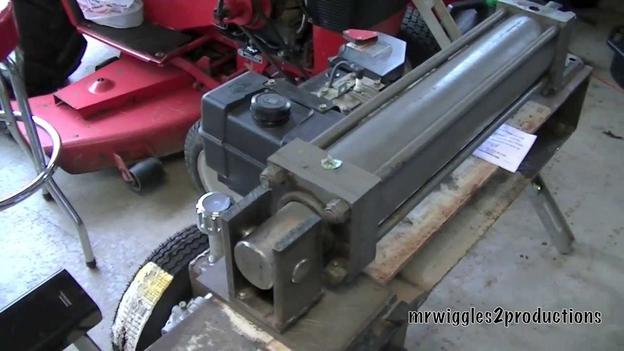 Homemade Log Splitter Build Part 11 YouTube