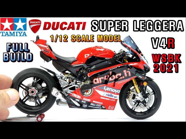 1/12 TAMIYA DUCATI PANIGALE V4R WSBK2021 FULL Build - YouTube