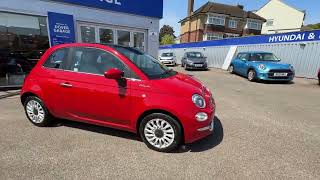 Fiat 500 Dolcevita MH72BZD Dover Garage ash