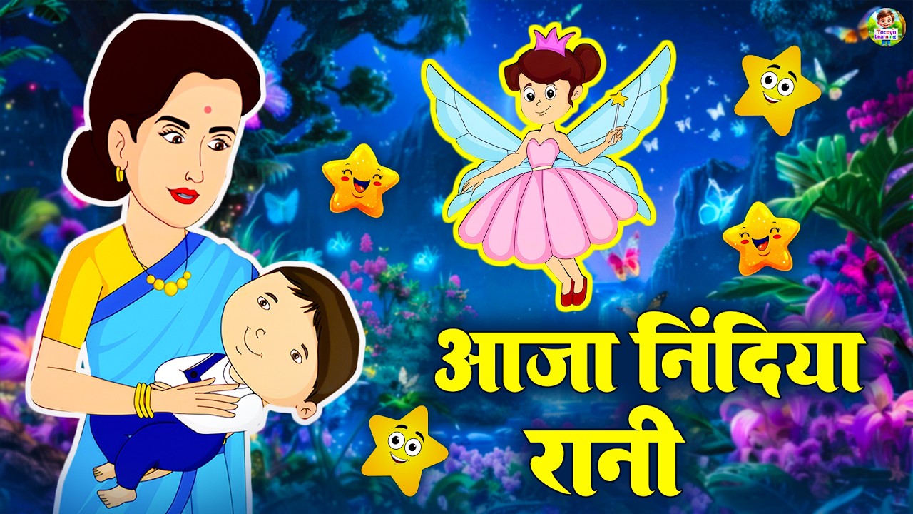 Aaja Nidiya Rani Aaja | आजा निंदिया रानी | Lori Poem | Hindi Lori Rhymes For Kids - 