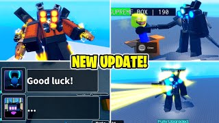 NEW UPDATE! - SUPER BOX SIEGE DEFENSE UPDATE LEAKS AND RELEASE DATE! (ROBLOX)