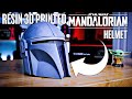 How to 3D Print a Mandalorian Helmet on the Elegoo Saturn! Resin Welding!