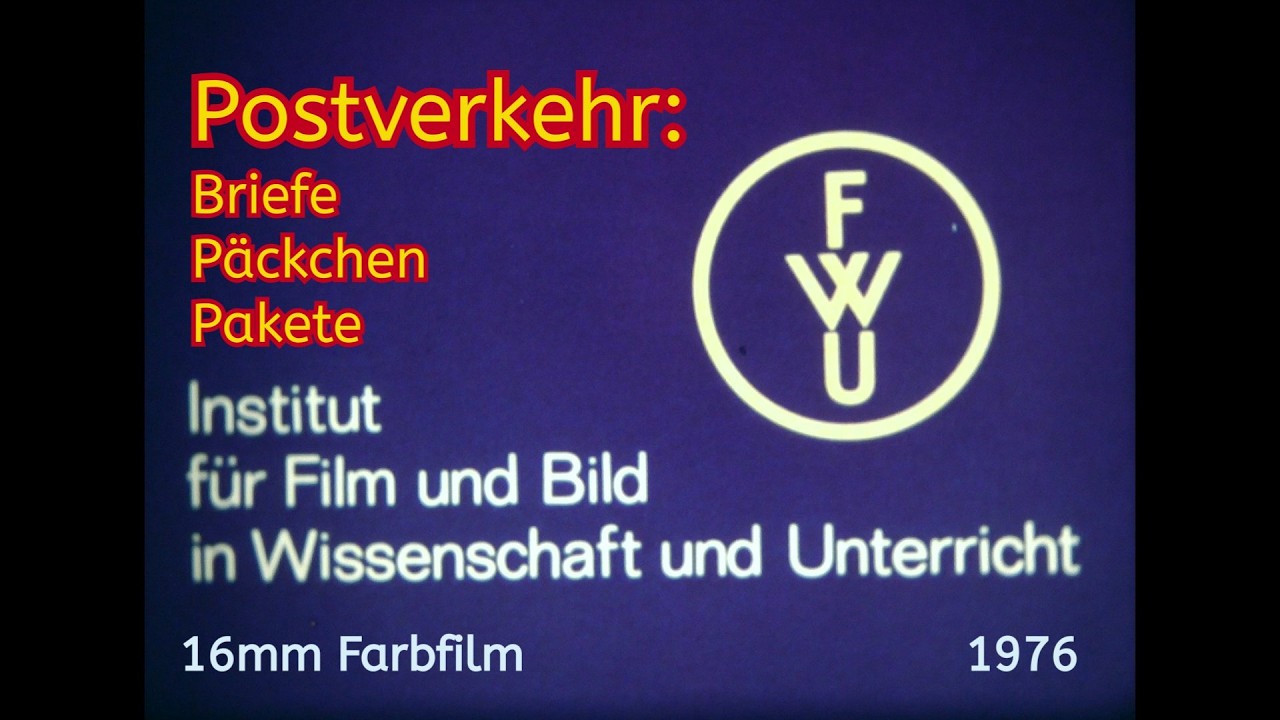 Postverkehr Briefe Päckchen Pakete 1976