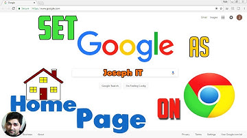 Chrome startup page ӏ How to set default homepage in google chrome