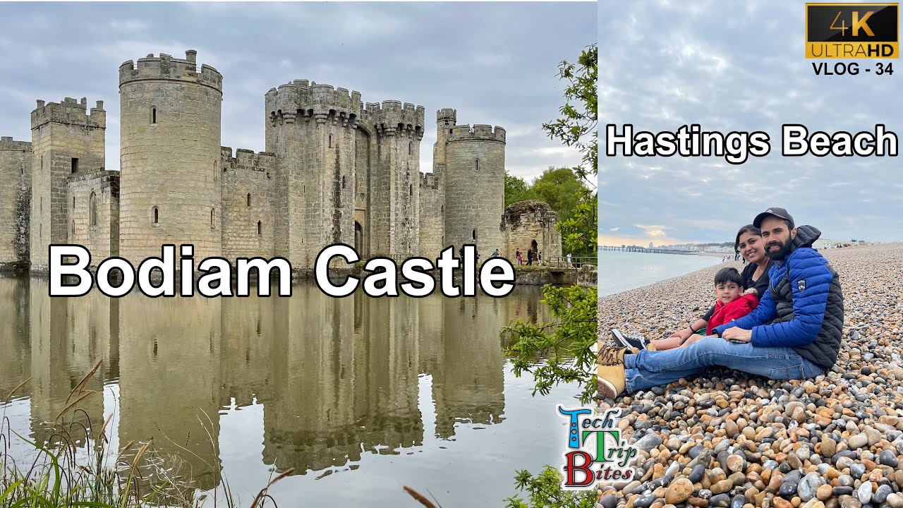 Let's explore Bodiam Castle  and Hastings Beach together 🏰🏖 Bodium castle | Hastings beach
