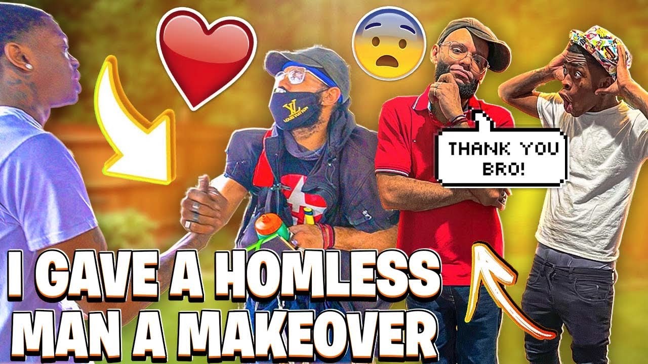 HOMELESS MAN MAKEOVER AMAZING TRANSFORMATION ❤️ *heart warming*