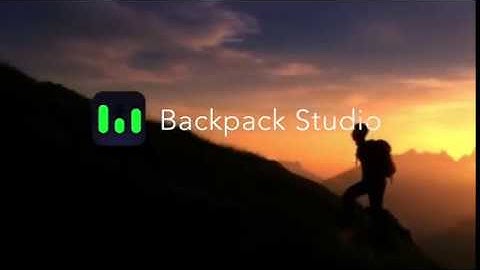 Backpack Studio iPhone App