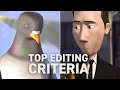 The MOST IMPORTANT Criteria For VIDEO EDITING
