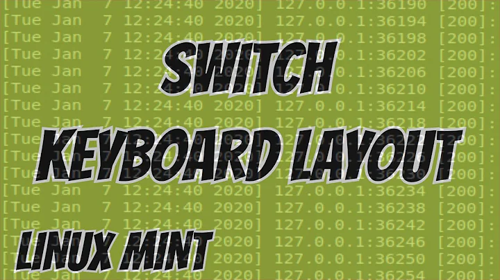 switch layout keyboard linux mint