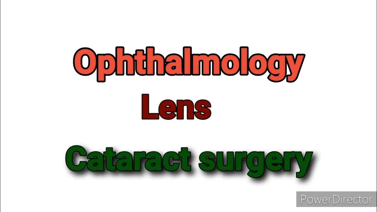 Lens Cataract Difference between ECCE and Phacoemulsification YouTube