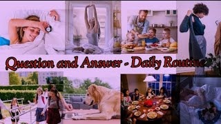 ESL Question and Answer-Daily Routine #eslstudents #eslteacher
