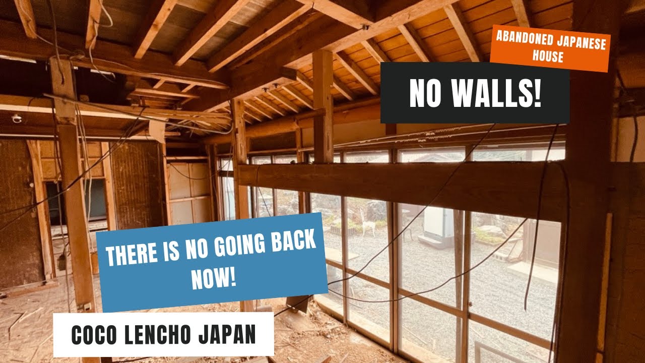 Japanese Traditional House Renovation We Removed The Walls in Our
