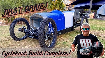 First Cyclekart Build Ep5 - First Drive and Walkaround!  Model A Ford Replica