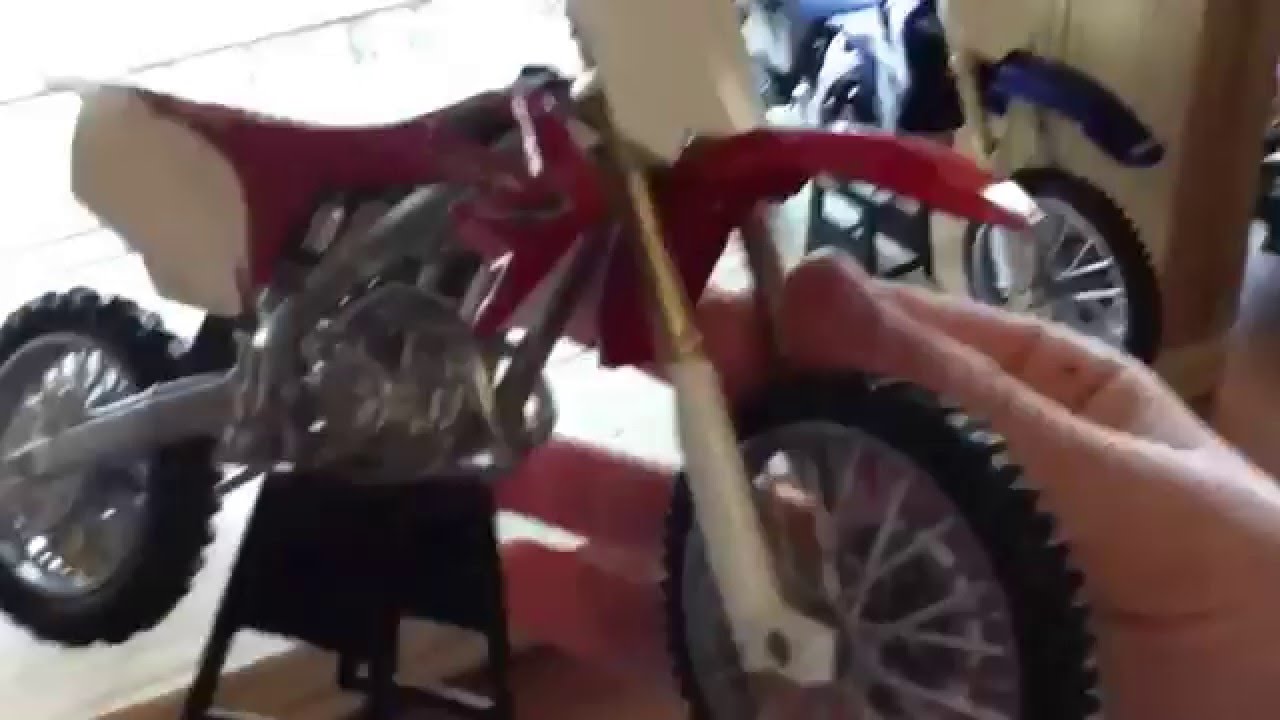 Toy dirt bike collection. YouTube