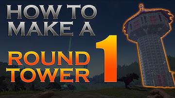 How To Make A Round Tower #1 in ARK Survival Evolved