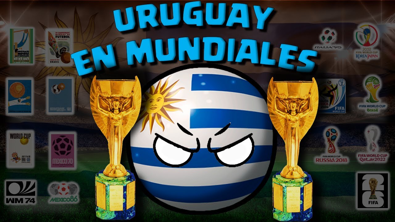 La historia de URUGUAY  el primer CAMPEÓN MUNDIAL 1930-2022 COUNTRYBALL