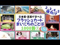 【日本語英語】動画で学ぶ フラッシュカード 連続メドレー 2歳〜5歳向け 毎日の言葉 1000① おうち英語 Japanese & English Flashcards for kids | Ja